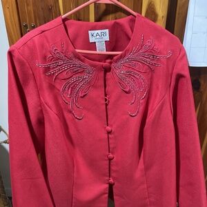Kari New York Women's Suit 2-Piece Set Size 18